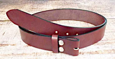 Wechselgürtel Druckknopfgürtel Damen Herren rotbraun