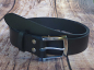 Preview: Spezial Rindsledergürtel schwarz