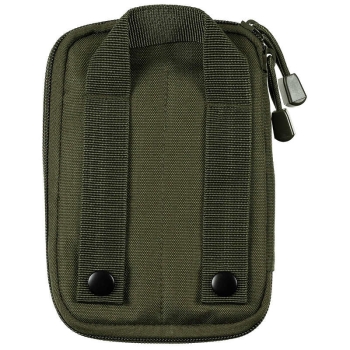 Dokumenten Smartphone Gürteltasche  "MOLLE", oliv Rückseite