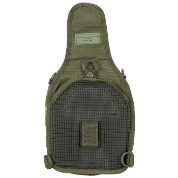Schulter-Umhängetasche "MOLLE", oliv Rückseite