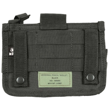 Universaltasche "MOLLE" schwarz von hintenE",schwarz Rückseite