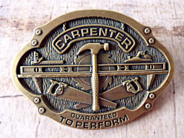 Buckle Gürtelschnalle Berufe Tischler Carpenter