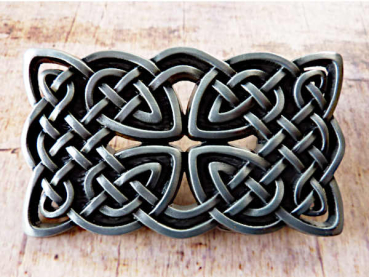 Buckle keltischer Knoten silberfarben