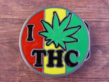 Buckle Gürtelschnalle  I like THC