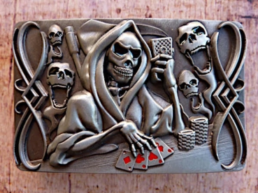 Buckle Gürtelschnalle Totenkopf
