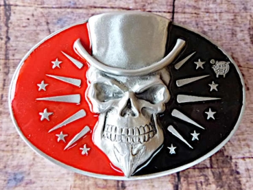 Buckle Gürtelschnalle Totenkopf