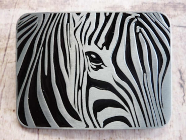 Buckle Gürtelschnalle Zebra