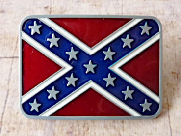 Buckle Gürtelschnalle Südstaaten Flagge