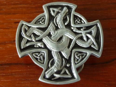 Buckle Gürtelschnalle keltisches Kreuz