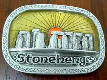 Buckle Gürtelschnalle Stonehenge