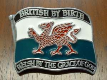 Buckle Gürtelschnalle British by birth