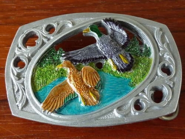 Buckle Gürtelschnalle Enten