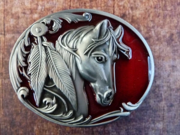 Buckle Gürtelschnalle Pferd