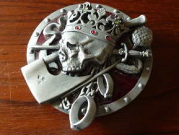 Buckle Gürtelschnalle Totenkopf
