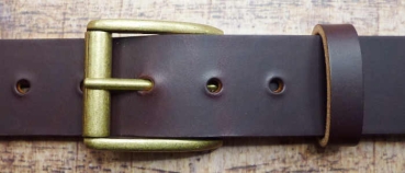 Preview: Gürtelschnalle Rollenschnalle 40mm am Gürtel