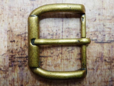 Gürtelschnalle messingfarben 40mm