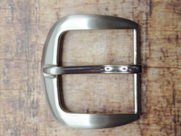 Gürtelschnalle silberfarben  40mm