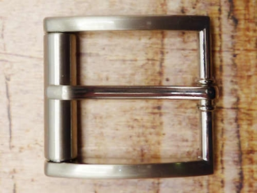 Gürtelschnalle silberfaarben 40mm