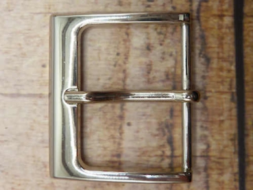 Gürtelschnalle silberfarben 40mm