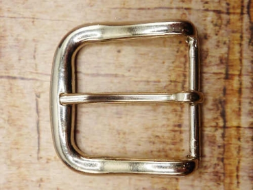 Gürtelschnalle silberfarben 40mm