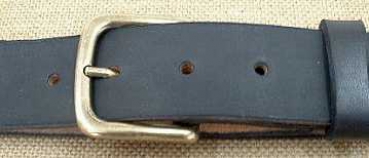 Rindsledergürtel 33mm schwarz