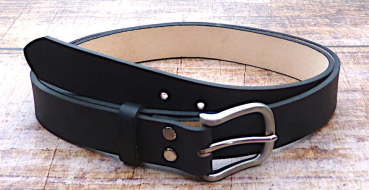 Spezial Rindsledergürtel schwarz