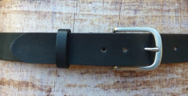 Spezial Rindsledergürtel schwarz