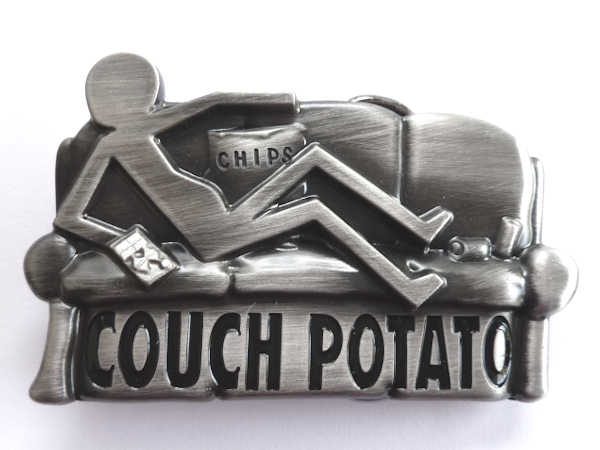 Buckle Gürtelschnalle Couch Potato