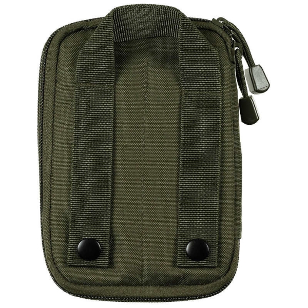Dokumenten Smartphone Gürteltasche  "MOLLE", oliv Rückseite