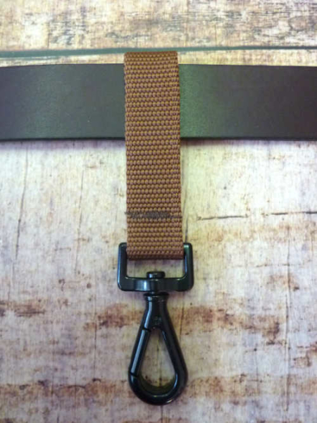 Dangler Gürtelschlaufe  Koppelschlaufe mit  Karabiner