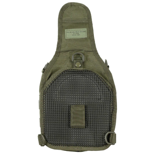 Schulter-Umhängetasche "MOLLE", oliv Rückseite