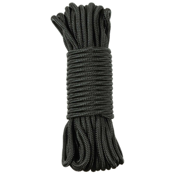 Seil schwarz, 9 mm
