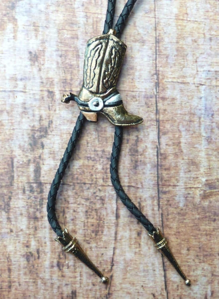 Bolotie Westernkravatte Cowboystiefel