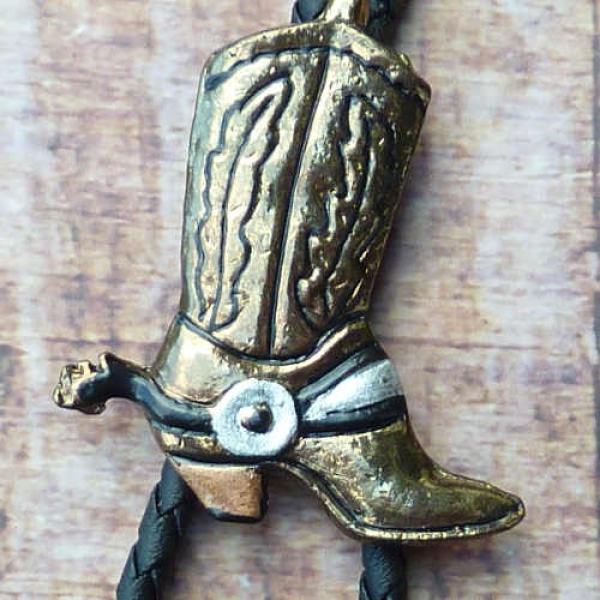 Bolotie Westernkravatte Cowboystiefel