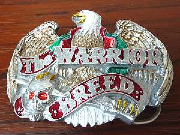 Buckle Gürtelschnalle Adler The Warrior Breed