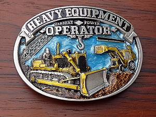 Buckle Gürtelschnalle Havy Equipment Operator