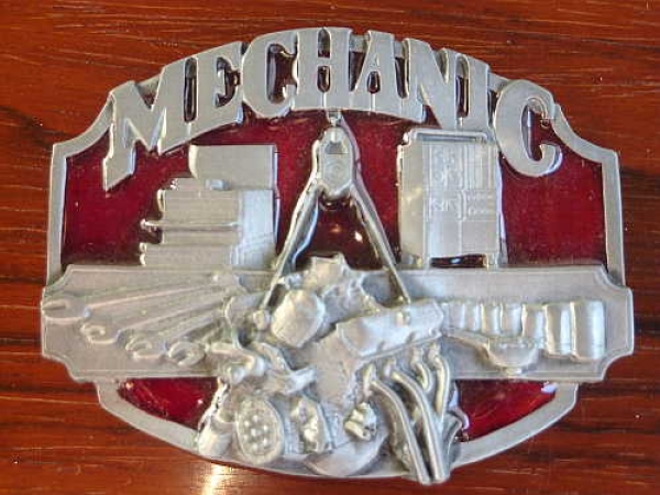 Buckle Berufe Mechaniker