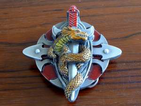 Buckle Gürtelschnalle Drache