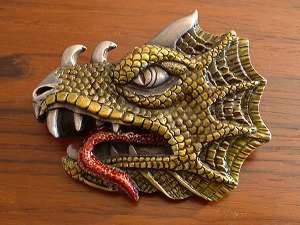 Buckle Gürtelschnalle Drache