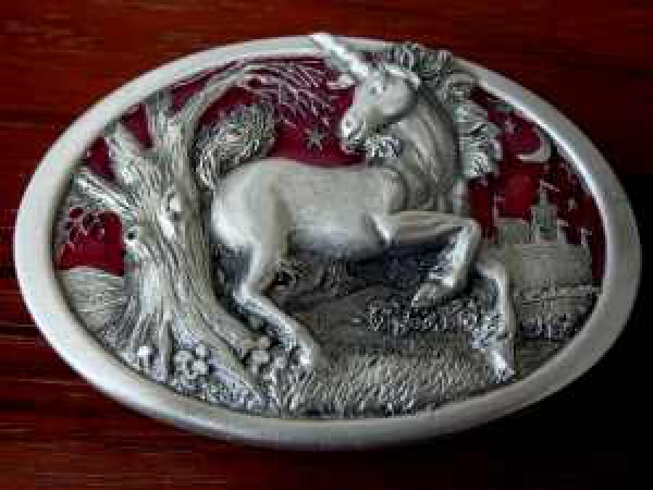 Buckle Gürtelschnalle Einhorn