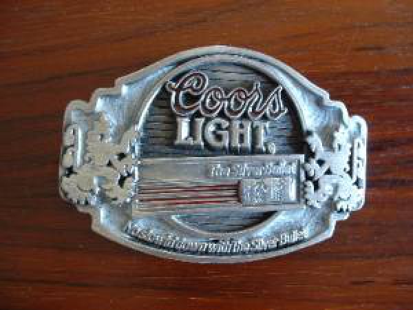 Buckle Gürtelschnalle Coors Light