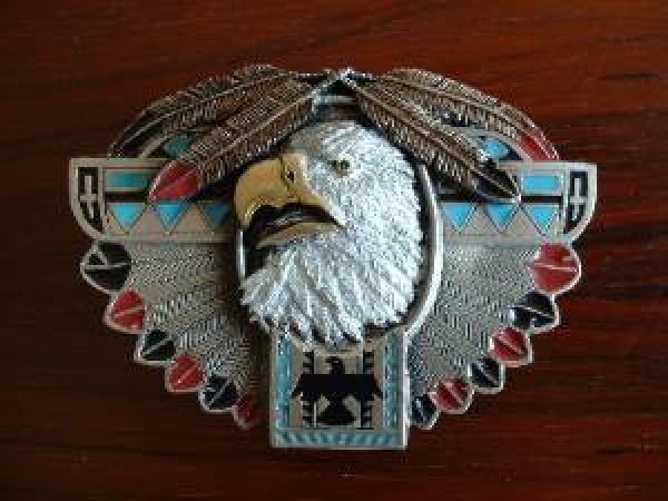 Buckle Gürtelschnalle Adlerkopf