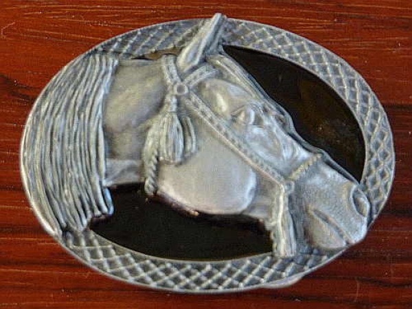 Buckle Gürtelschnalle  Pferd