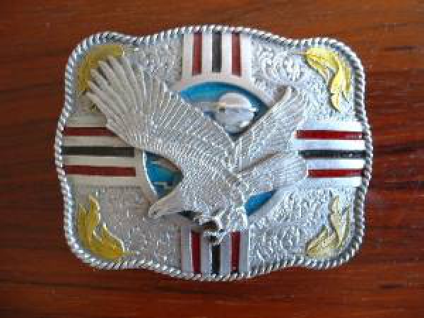 Buckle Gürtelschnalle  fliegender Adler