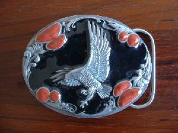 Buckle Gürtelschnalle fliegender Adler