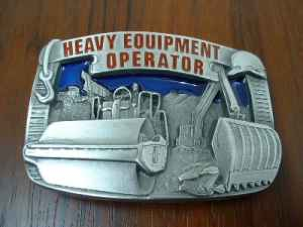 Buckle Gürtelschnalle Havy Equipment Operator