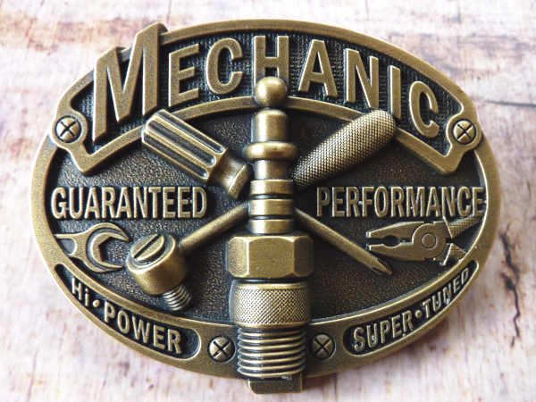 Buckle Gürtelschnalle Berufe Mechaniker