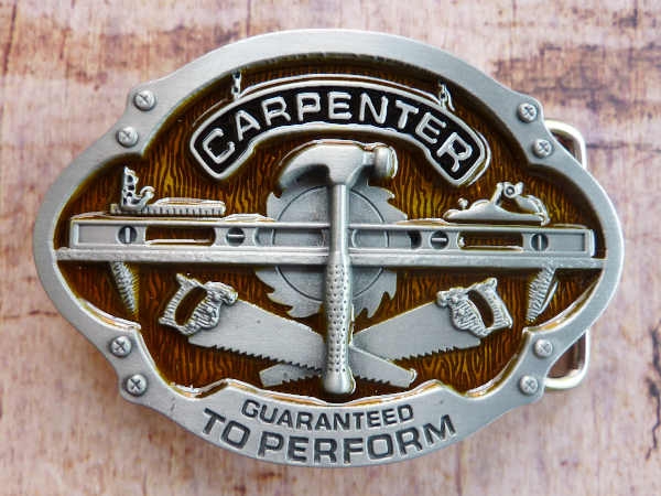 Buckle Gürtelschnalle Berufe Tischler Carpenter