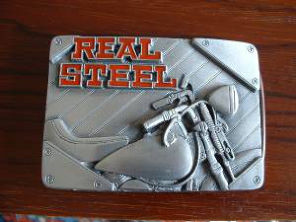 Buckle Gürtelschnalle Biker  Real Steel