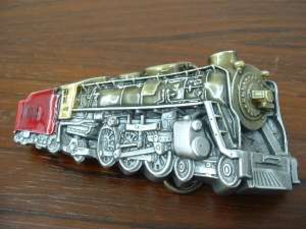 Buckle Gürtelschnalle Eisenbahn  Dampflock